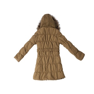 Abrigo Acolchado Reversible Impermeable para Mujer con Ribete de Piel de Cordero Gruesa y Cinturón, Ropa de Invierno - Product Image 6