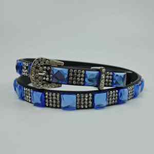 कस्टम थोक पु टोपी बेल्ट नई गैंडा पश्चिमी काउबॉय बेल्ट हैट बेल्ट हैट बेल्ट - Product Image 6