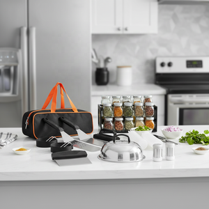 Ensemble d'accessoires pour plaque chauffante en acier inoxydable, kit d'accessoires pour barbecue pour Blackstone Tepanyaki - Product Image 4