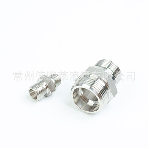 Connecteur hydraulique Dexilai Hydraulics en acier inoxydable, filetage M, droit, joint conique, type H, métrique 1 cm - Product Image 3