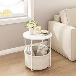 Hiện Đại Nhỏ Kim Loại Bàn Cà Phê Trang Trí Bên Bảng Với Giỏ Trong Nhà Nhà Nội Thất Văn Phòng Bán Buôn Có Sẵn - Product Image 5