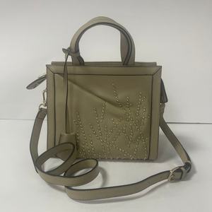 Bolso de Mano de Cuero Genuino Personalizado de Fábrica OEM para Mujer, Estilo Vestido de Fin de Semana, Patrón Lichee, Cierre de Cremallera, Cadena, Correa Única, Resistente al Agua - Product Image 1