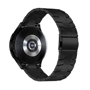 Bracelet de montre en acier inoxydable avec rayures, pour Samsung <span class=keywords><strong>Galaxy</strong></span> Watch 4 classique, 42mm <span class=keywords><strong>46mm</strong></span>, pas de trous, en métal - Product Image 3