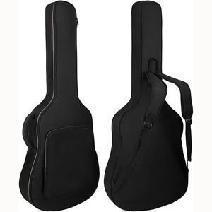Free Sample Wholesale <b>Guitar</b> Bag <b>Guitar</b> Gig Bag Case With 8mm Padding and Dual Adjustable Shoulder Strap - Product Image 1