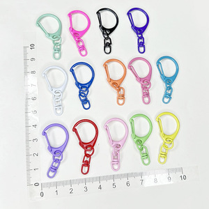 Acrylic D-<b>Ring</b> Carabiners D13 Portable Keychain <b>Clips</b> General Use - Product Image 1