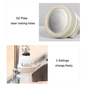360 Rotatif Robinet De Salle De Bain Réglable D'économie D'eau Booster Universel <span class=keywords><strong>Cuisine</strong></span> Douche Tête - Product Image 2