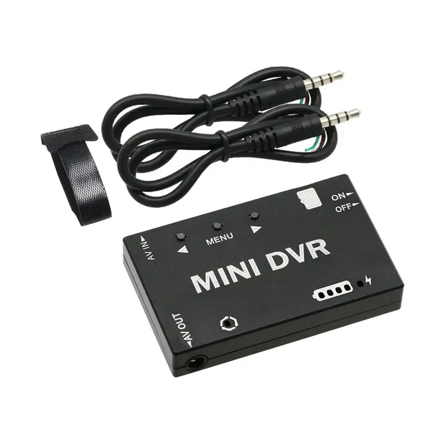 FPV Recorder Mini FPV DVR Module Metal NTSC/PAL Switchable Built-in Battery Video Audio RC Models Racing Drone