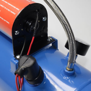 ปั๊มลมยางรถยนต์ 12V 24V พร้อมถังลมขนาด 6 ลิตร สำหรับแตรลม รถไฟ รถบรรทุก - Product Image 3