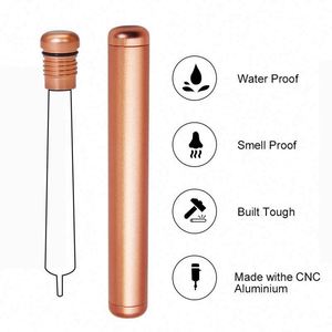 Tube de voyage en aluminium de qualité supérieure, 110 mm, étanche aux odeurs, pour cigarettes (vente en gros) - Product Image 4