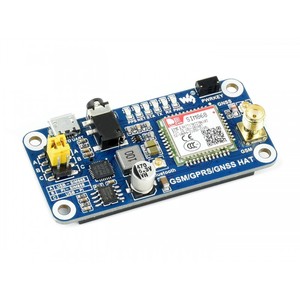 <strong>GSM</strong>/GPRS/GNSS/Bluetooth HAT For <strong>Raspberry</strong> <strong>Pi</strong>, Based On SIM868