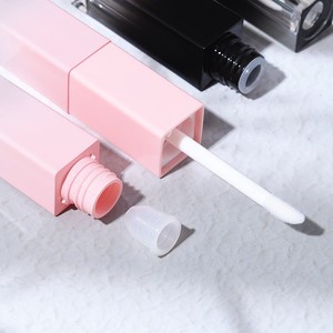 New Hot Style Square 2ml Double-head Tube Empty Lipgloss Tubes Lip Gloss Packaging Container Plastic Tube with Lip <b>Brush</b> - Product Image 3