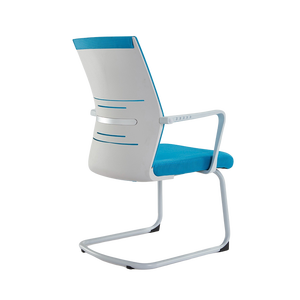 Chaise de <span class=keywords><strong>bureau</strong></span> moderne en tissu siège visiteur <span class=keywords><strong>sans</strong></span> roues chaise de réunion - Product Image 3