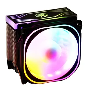 Fabrika özel elektronik 12V soğutma fanları 120mm CPU soğutma fanı RGB CPU HAVA SOĞUTUCU için PC bilgisayar