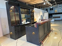 Comptoir de bar pub vintage Design de bar en sous-sol Comptoir à boire commercial personnalisé
