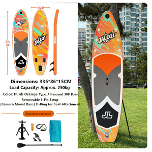 Planche à pagaie gonflable pour 1,3 personne, SUP familial, 385 cm de long, planche à pagaie gonflable pour la pêche, le yoga et les excursions - Product Image 4