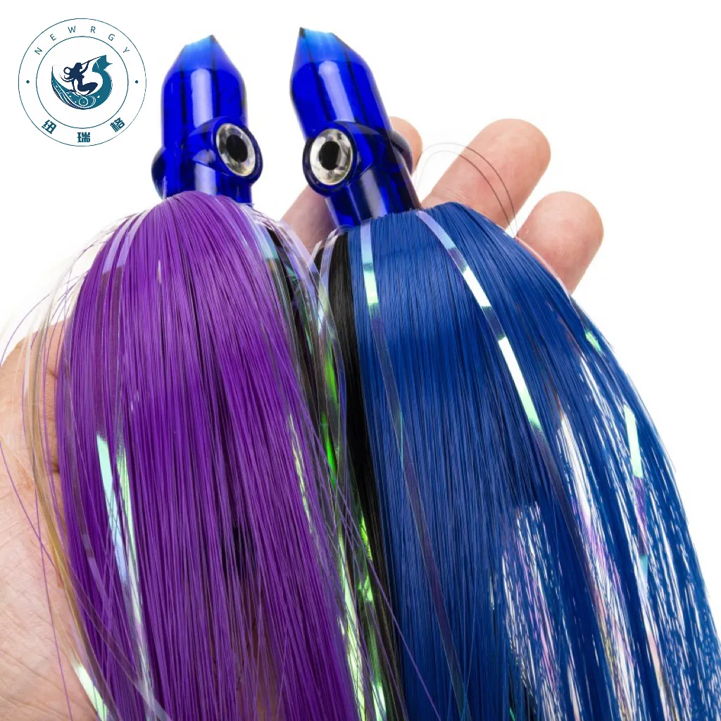 नेरगी थोक रंग का पारदर्शी इस्लालैंडर नमक पानी मछली पकड़ने वाली बात इस्लैंडर से कई रंग के बालों के साथ