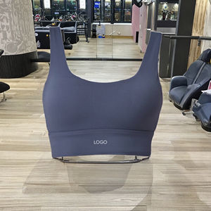 Sujetador Deportivo Ligero, Cómodo, Transpirable, Elástico en Cuatro Direcciones, Cuello en U, Almohadillas Extraíbles, Logotipo Frontal, Alta Elasticidad, Soporte Medio - Product Image 2