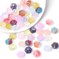 Bestone verre dégradé mignon ours patte perles enfants bricolage à la main Bracelet pendentif matériel bijoux lâche perle accessoires