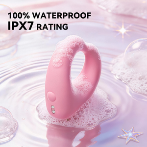 Anello Vibrante a Forma di <span class=keywords><strong>Cuore</strong></span> con 5 Velocità per Migliorare l'Erezione <span class=keywords><strong>e</strong></span> il Piacere di Coppia, Ricaricabile USB - Product Image 2