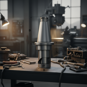 Mandrin de fraisage de type Fervi Weldon D1 L pour l'usinage des métaux - Product Image 3