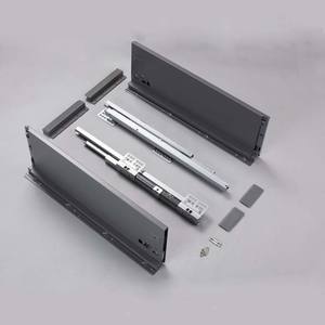 Deslizador de cajones de caja delgada de cierre suave de la mejor calidad con capacidad de carga de 45kg - Product Image 4