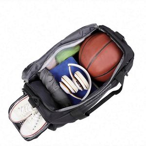 Sac de sport de voyage grande capacité pour jeunes femmes, imperméable, échantillon gratuit, fabriqué en usine, idéal pour la gym - Product Image 1