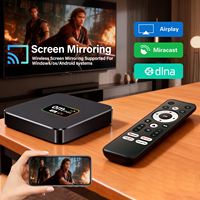 2026 Best Seller OM MAX 5G Smart TV Box Reproductor Multimedia en Streaming Amlogic S905L2 Quad-Core Android 9 BT 4.0 5G Wifi Set Top Box ODM