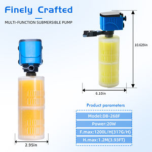 <span class=keywords><strong>Aquarium</strong></span> Inbouw Filter Tri-In-One Filter <span class=keywords><strong>Aquarium</strong></span> Stille Cyclus Filter Booster Pomp DB-268F - Product Image 2