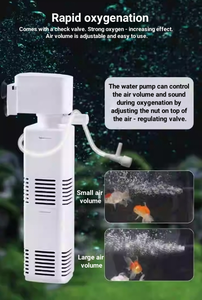 베스트셀러 플라스틱 SOBO 어항 필터 거실용 소형 수족관 펌프가 내장된 3-in-one 필터 - Product Image 4