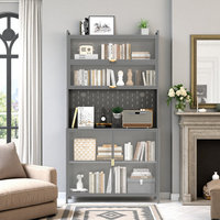 Armoire de cuisine moderne et compacte en métal avec 5 étagères spacieuses, imperméable et durable pour les petites cuisines et les appartements