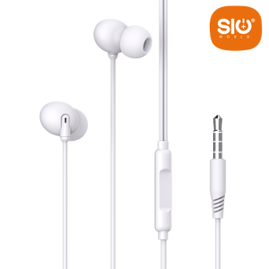 Écouteurs intra-auriculaires filaires 3.5mm avec microphone écouteurs casque de jeu antibruit pour téléphone portable ordinateur - Product Image 1