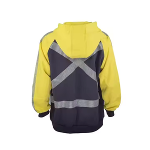 Sudadera con capucha de seguridad de alta visibilidad de fabricante Sudadera ignífuga de lana de algodón de alta visibilidad Chaleco DE SEGURIDAD Logo Chaqueta de poliéster - Product Image 1