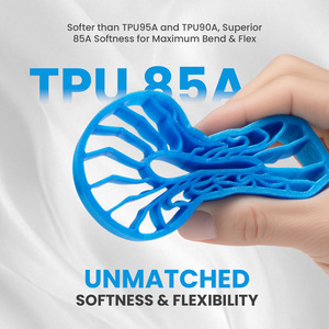 Filament 3D <span class=keywords><strong>TPU</strong></span> <span class=keywords><strong>ERYONE</strong></span> Factory <span class=keywords><strong>TPU</strong></span> 85A Transparent Bleu, Matériel d'impression 3D FDM - Product Image 2