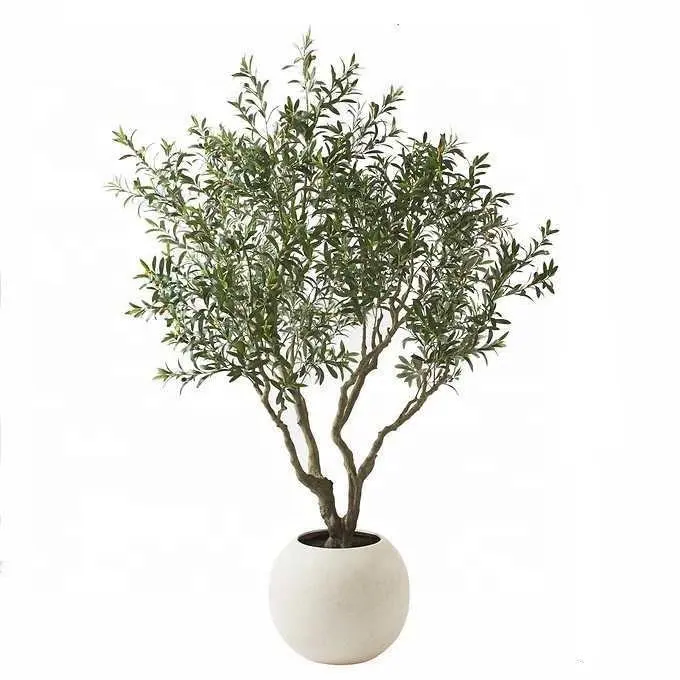 Nuovo Design artificiale Mini ulivi in vaso 90cm per la decorazione artificiale casa ufficio piante finte seta olivo albero pianta al coperto
