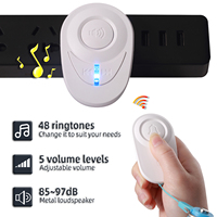 Sonnette sans fil intelligente Installation facile Système d'alerte sans fil pour soignant Bouton d'appel intelligent / Personnes âgées / Patient Pager d'urgence