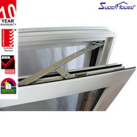 Superhouse NOA fenêtres de maison passive coupe-vent, fenêtres d'inclinaison et de retournement double verre fenêtre d'économie d'énergie en aluminium