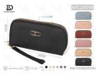 Borsa Clutch da Donna con Manico Singolo, 7 Pollici, in Microfibra Sintetica, Chiusura a Cerniera, Elegante con Nappina, Per Tutte le Stagioni - Product Image 1