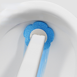 FF5460 Brosse <span class=keywords><strong>de</strong></span> nettoyage <span class=keywords><strong>de</strong></span> toilettes jetable à rabat automatique, ensemble <span class=keywords><strong>de</strong></span> porte-brosse <span class=keywords><strong>de</strong></span> toilettes jetable avec tampons <span class=keywords><strong>de</strong></span> recharge - Product Image 5