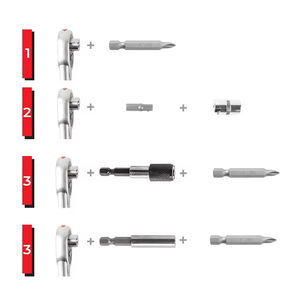 Jeu de tournevis professionnel Podofo Ultimate de 208 pièces, embouts hexagonaux de 1/4 pouce, embouts de sécurité en acier allié, outils de réparation automobile - Product Image 2