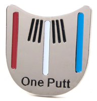 Outil de visée d'alignement de golf personnalisé One Putt avec pince magnétique pour chapeau