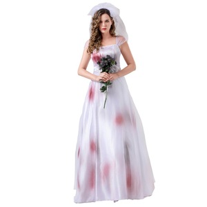 Robe de mariée fantôme blanche pour adulte, costume de cosplay, fête, bal, jeu de rôle, printemps 2025 - Product Image 5