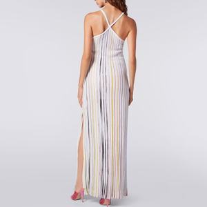 Nouvelle robe imprimée rayée pour femme, couleur bonbon, robe en tricot pour femmes - Product Image 2