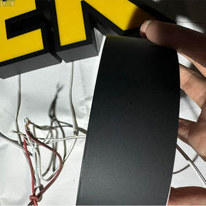 Şirket ve hastane süslemeleri için bina tabela ve yol işaretleri için sıcak sarı ve beyaz LED mektup ışığı - Product Image 4