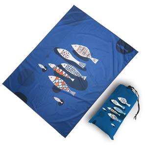 Tappetino impermeabile da <span class=keywords><strong>campeggio</strong></span> con stampa colorata da 200cm da 140cm tappetino da spiaggia portatile fisso da esterno per riporre da Picnic a prova di umidità - Product Image 1