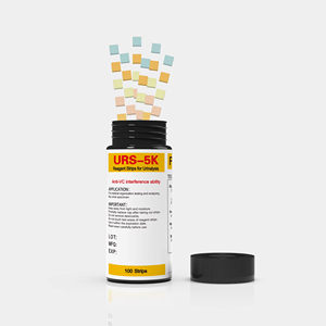 Tiras Reactivas de Orina URS <span class=keywords><strong>5</strong></span> en 1, <span class=keywords><strong>5</strong></span> Parámetros de Prueba: <span class=keywords><strong>UTI</strong></span>, Proteínas, Leucocitos, Nitritos, PH, Cetosis, 100 Unidades - Product Image 6