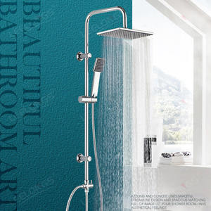 Ensembles de douche modernes en acier inoxydable pour hôtels, avec <span class=keywords><strong>douchette</strong></span> de massage intelligente en plastique ABS, pommeau de douche à jet direct d'usine et robinet en céramique - Product Image 4