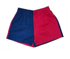 Short de <span class=keywords><strong>rugby</strong></span> bicolore en sergé de coton épais personnalisé Baggy Fit de qualité supérieure pour hommes avec poches profondes - Product Image 1