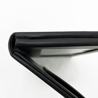 Porte-cartes en cuir de Restaurant, présentateur de contrôle Led Rechargeable