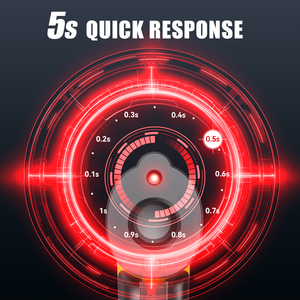 550C kỹ thuật số IR pyrometer nhiệt độ cao LCD Công nghiệp Laser Nhiệt kế hồng ngoại ABS Lò nướng bánh Pizza súng hồng ngoại OEM ODM - Product Image 3