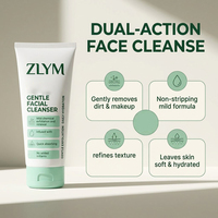 Detergente Viso Purificante Pori con AHA, Esfoliante Delicato per Pelli Grasse, a Tendenza Acneica e con Tonalità Non Uniforme